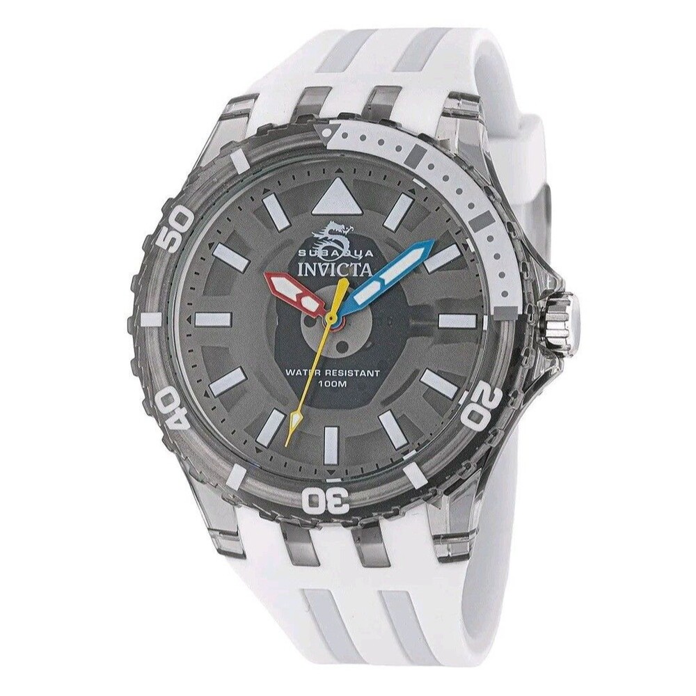 Invicta Subaqua Men's Watch 44mm White Gray 69448 New In Box